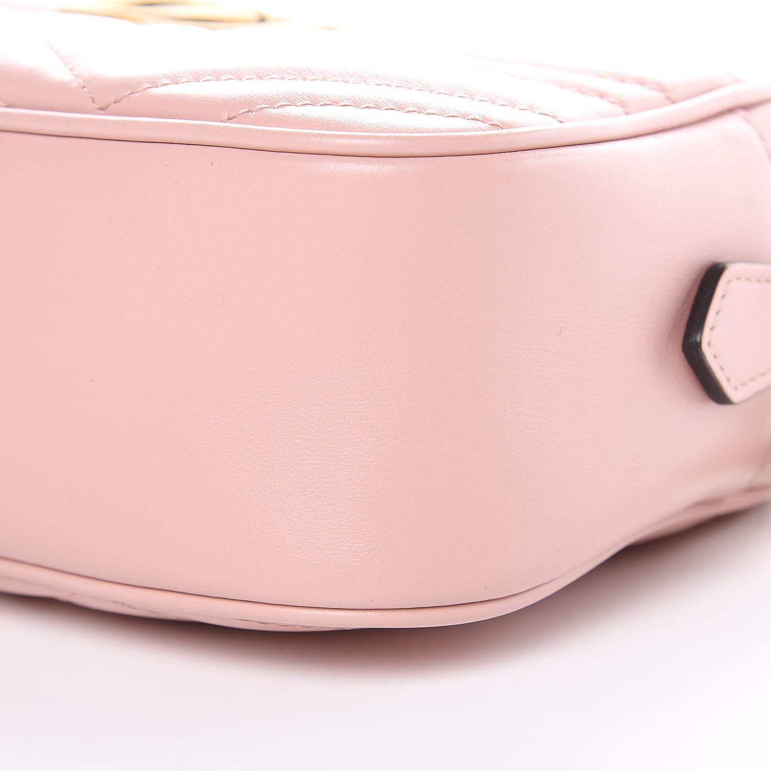 Gucci Calfskin Matelasse Small GG Marmont Chain Shoulder Bag Perfect Pink 9 of 9