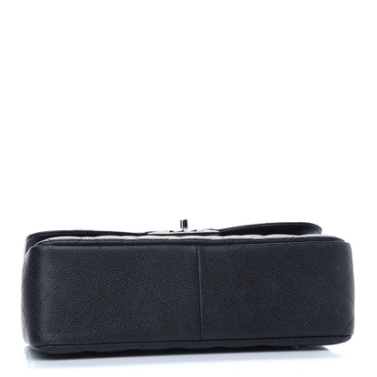 Chanel Caviar Quilted Jumbo Double Flap Black 4 of 11