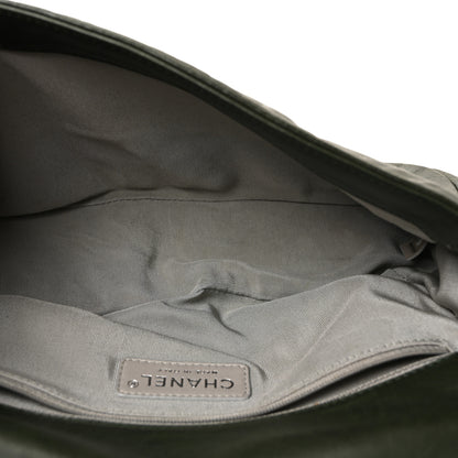 Chanel Calfskin Medium On the Bund Flap Dark Khaki 5 of 10