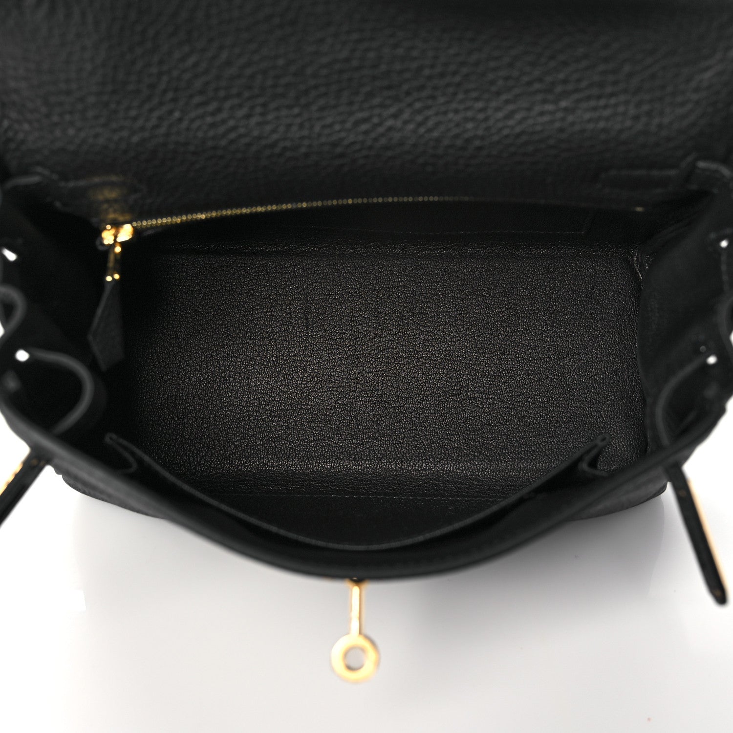 Hermes Togo Kelly Retourne 25 Black 7 of 38