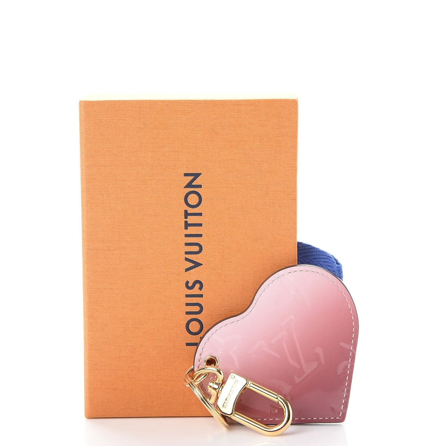 Vernis Degrade Heart Bag Charm Pink