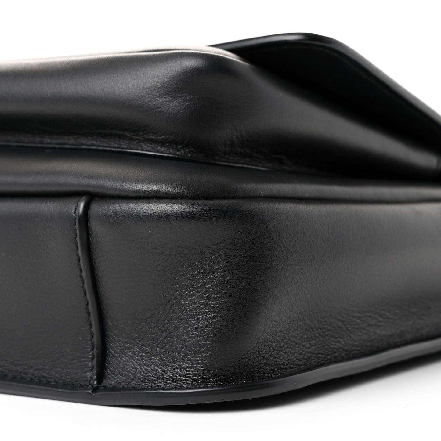 Grained Calfskin Monogram Niki Satchel Black