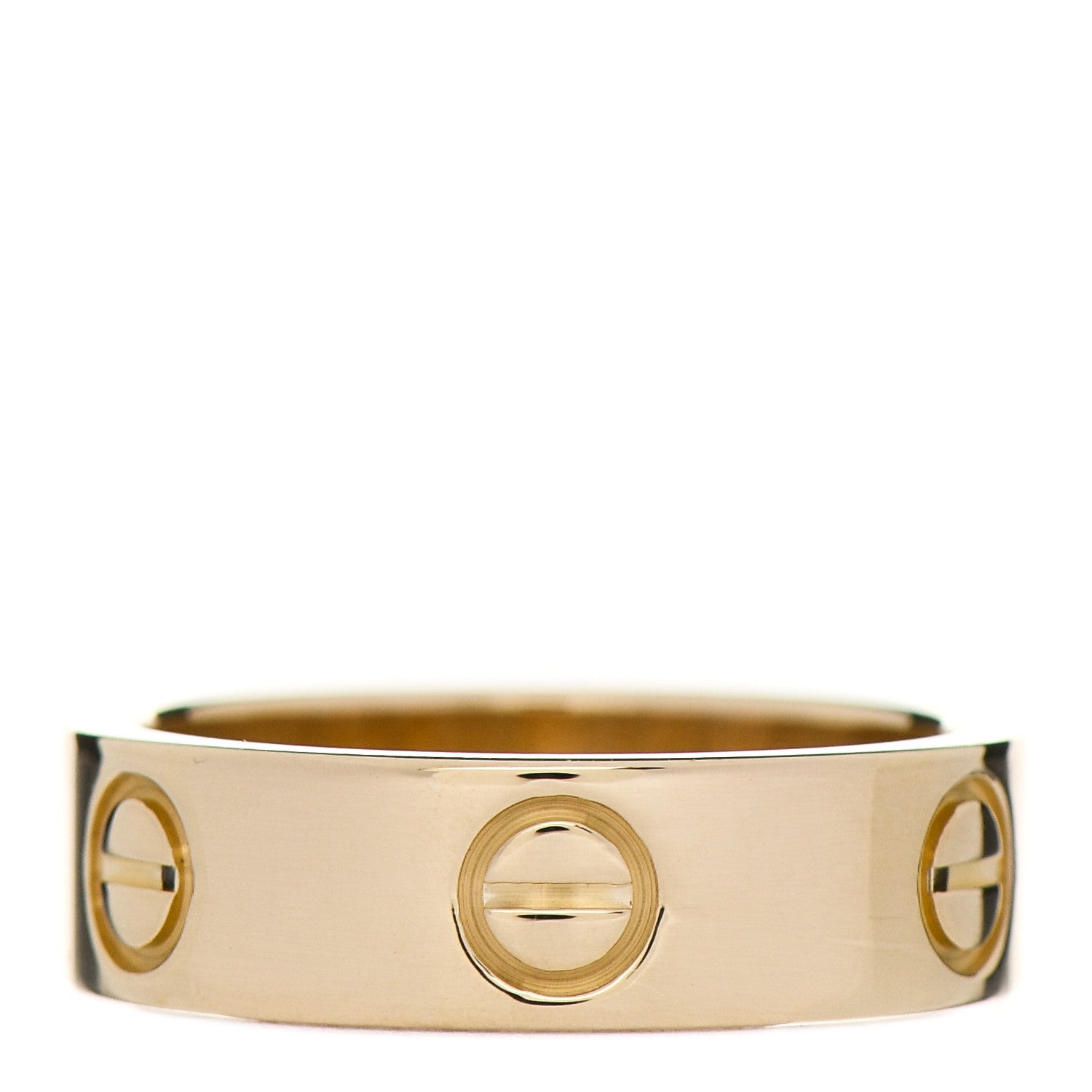 Cartier 18K Yellow Gold 5.5mm LOVE Ring 52 6 3 of 4