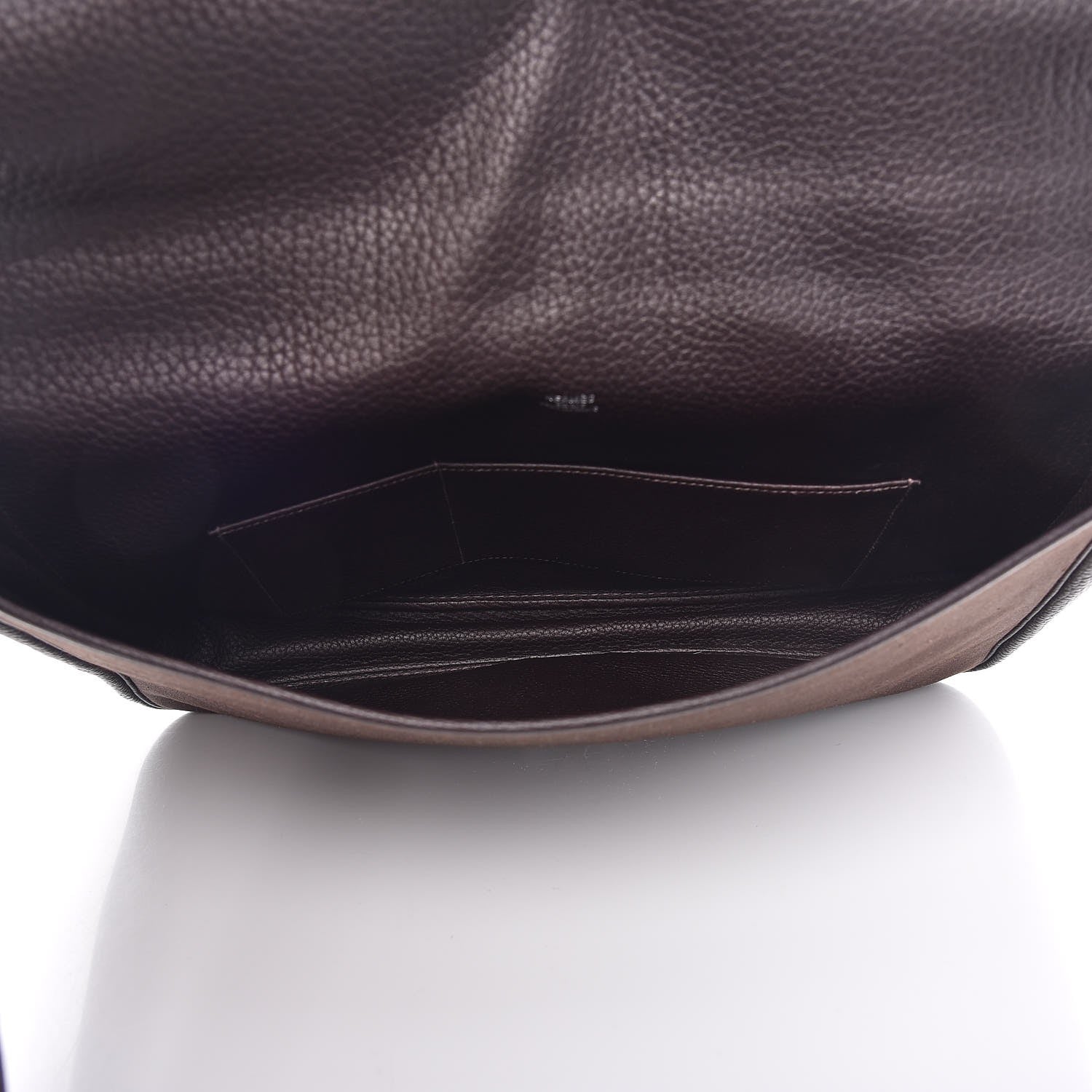 Hermes Toile Togo Victoria II Messenger Chocolate 5 of 7
