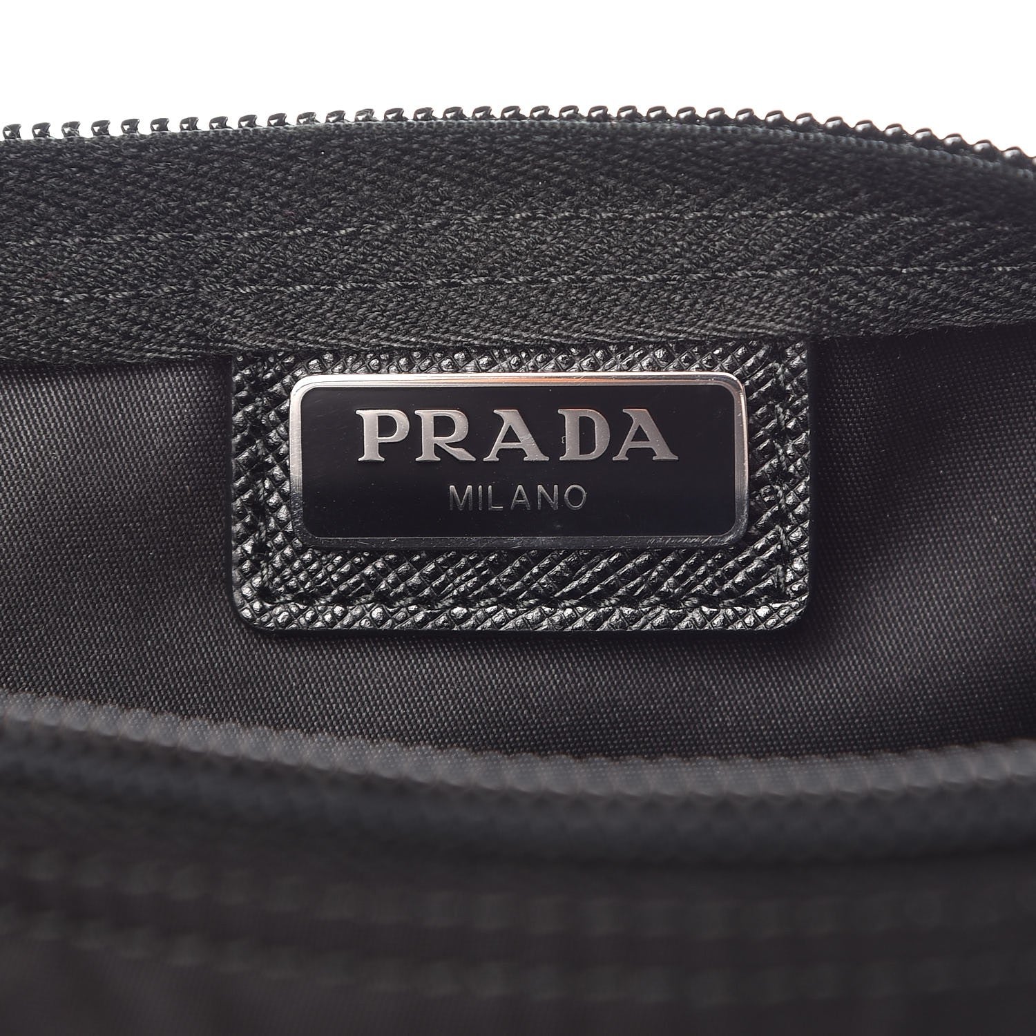 Prada Nylon Tessuto Cosmetic Pouch Nero Black 6 of 7