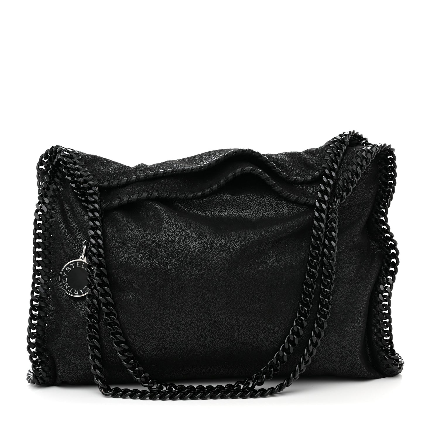 Shaggy Deer Small Falabella Tote Black