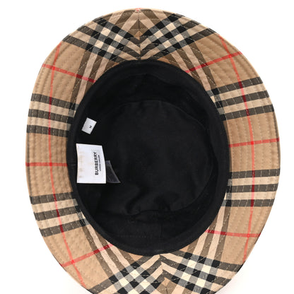 Burberry Technical Cotton Vintage Check Bucket Hat M Archive Beige 7 of 8