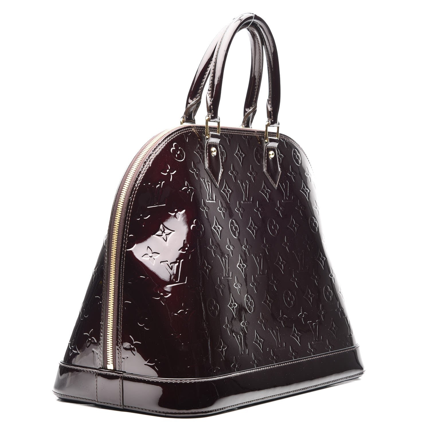 Louis Vuitton Vernis Alma GM Amarante 3 of 6
