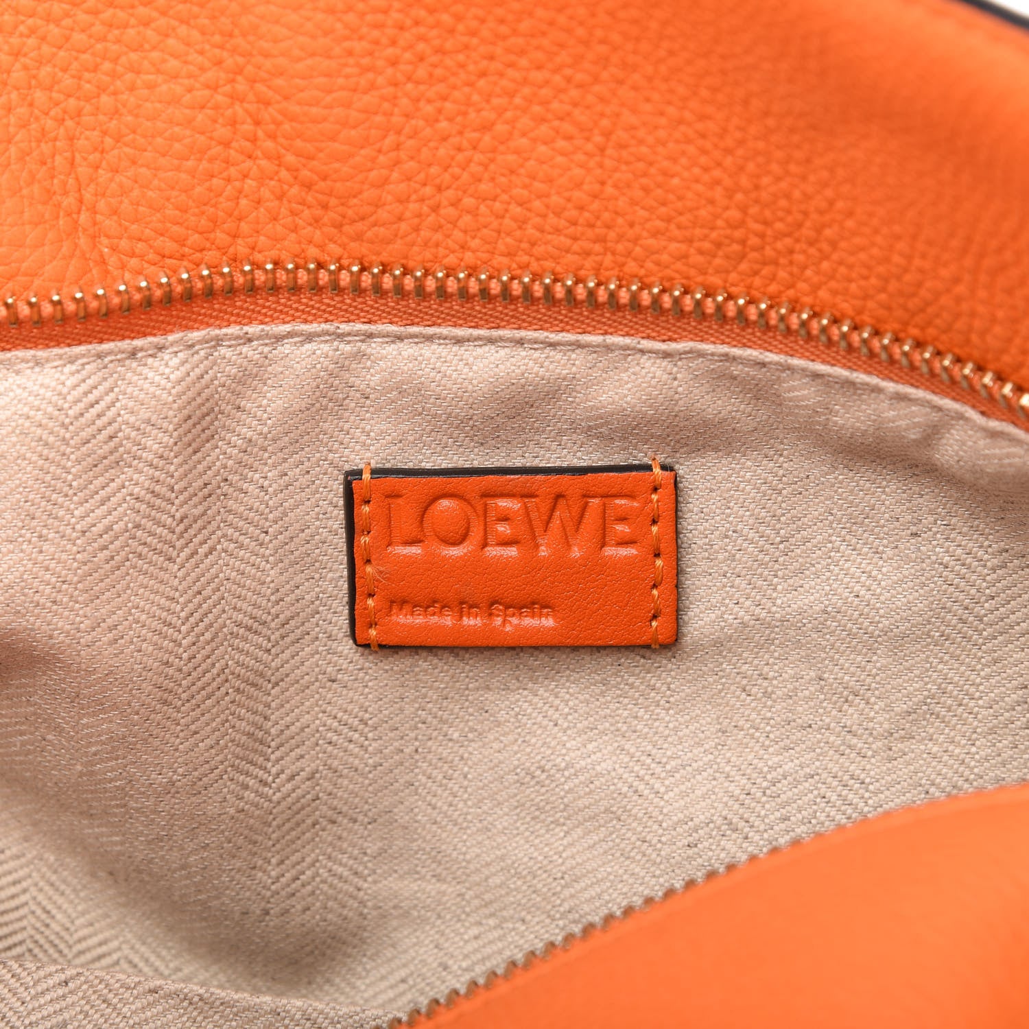 Loewe Calfskin Medium Puzzle Bag Coral 8 of 9