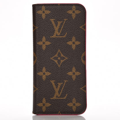 Louis Vuitton Monogram iPhone 7 Folio Case Pink 1 of 5