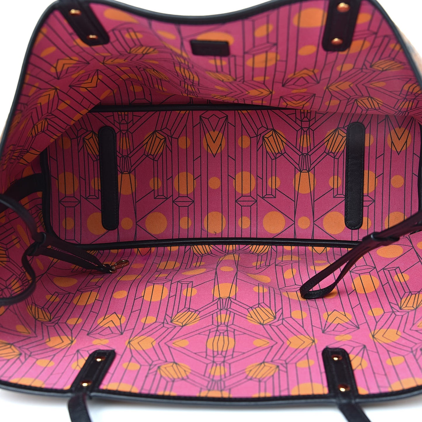 Visetos Large Project Reversible Shopper Tote Cognac