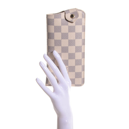 Louis Vuitton Damier Azur Sunglasses Case MM 2 of 7