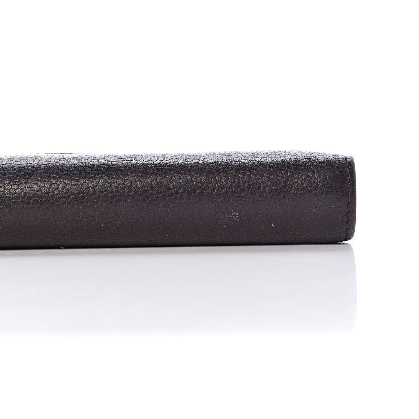 Caviar Timeless CC Yen Wallet Dark Brown