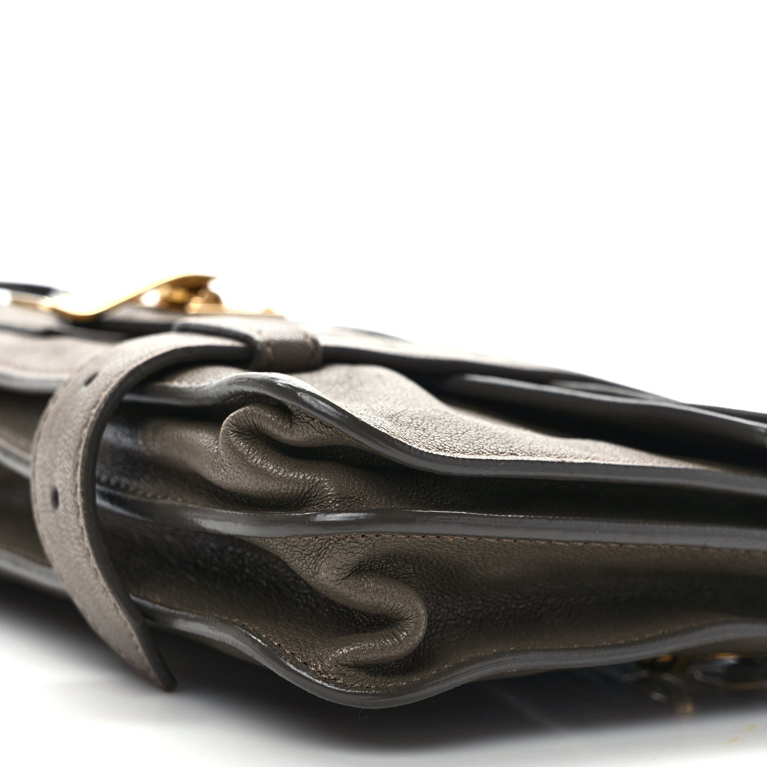 Proenza Schouler Lambskin PS1 Pochette Clutch Smoke 8 of 10