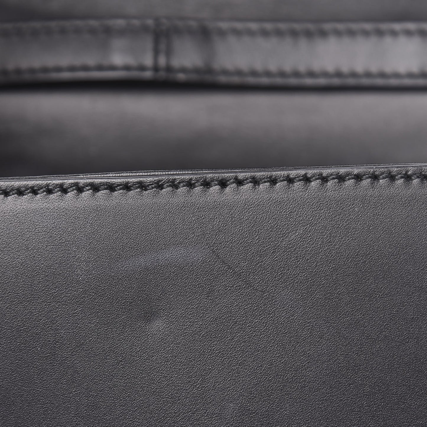 Calfskin Mini Sylvie Top Handle Bag Black