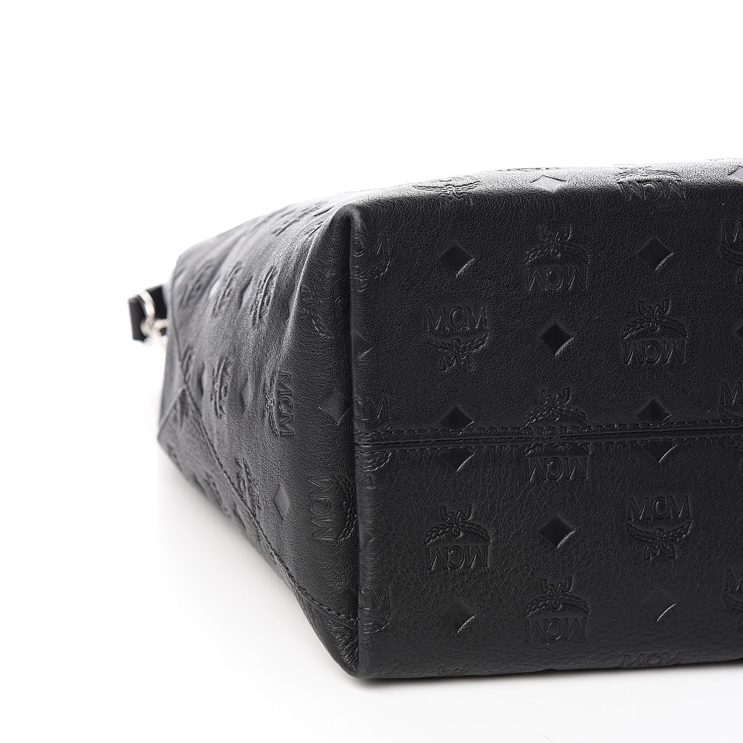 MCM Calfskin Ottomar Large Klara Hobo Black 7 of 10
