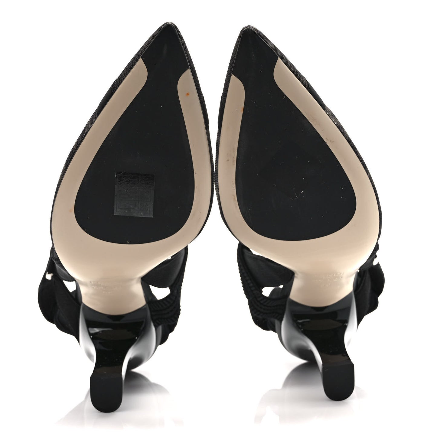 Technical Mesh FF Colibri 85mm Slingback Pumps 39 Black