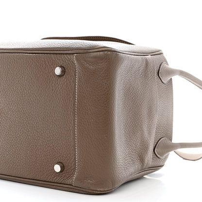 Hermes Taurillon Clemence Lindy 34 Etoupe 10 of 18