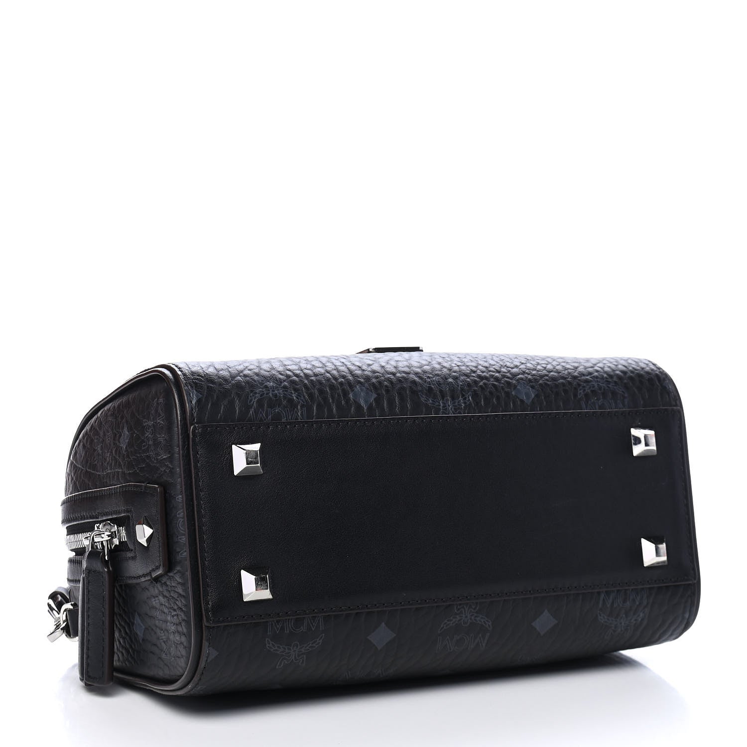 MCM Visetos Essential Boston Bag Black 4 of 8