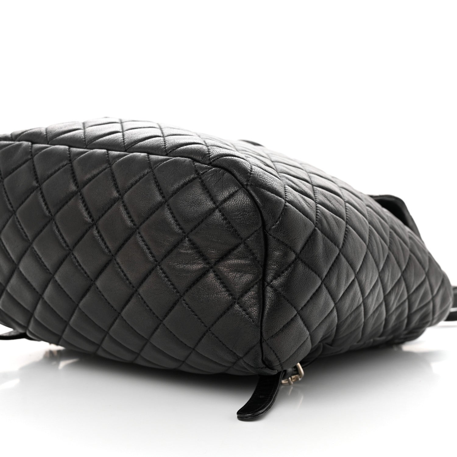Chanel Calfskin Quilted Large Urban Spirit Backpack Black 10 of 12