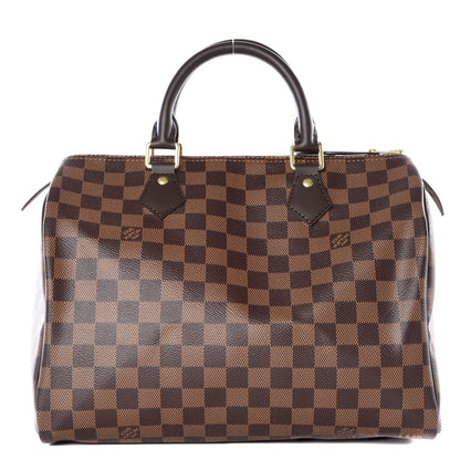Louis Vuitton Damier Ebene Speedy 30 1 of 10