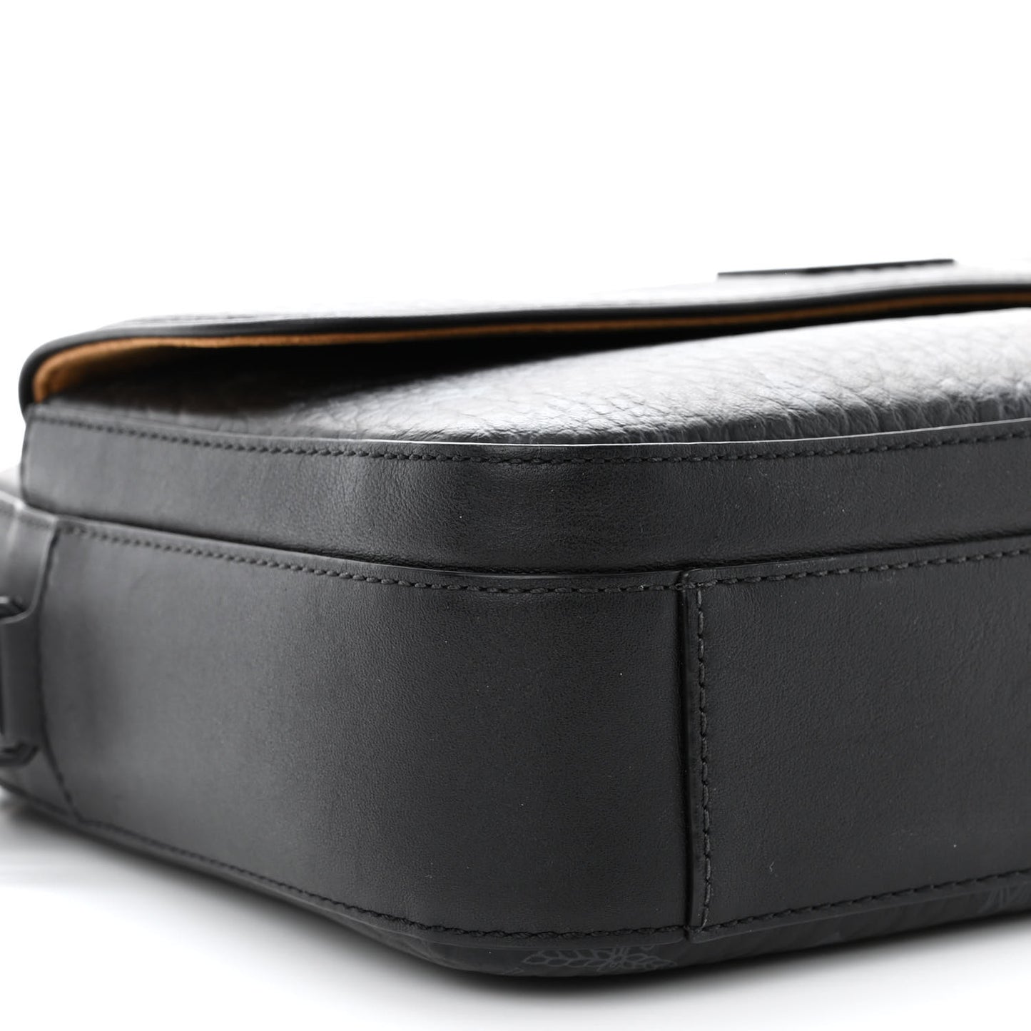 Visetos Monogram Medium Aren Crossbody Black