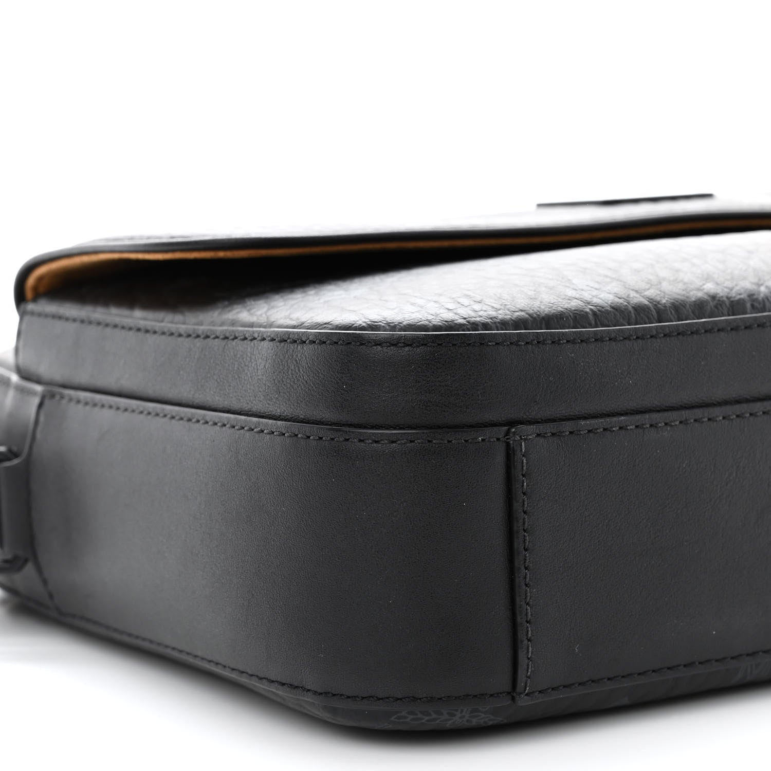 MCM Visetos Monogram Medium Aren Crossbody Black 8 of 9