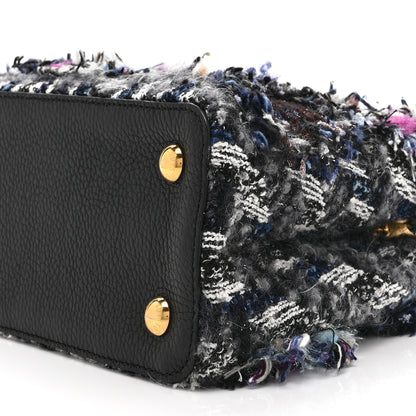 Louis Vuitton Tweed Calfskin Capucines MM Multicolor 9 of 9