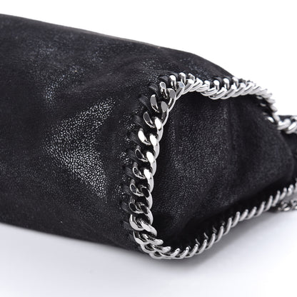 Stella McCartney Shaggy Deer Mini Falabella Fold Over Tote Black 9 of 9