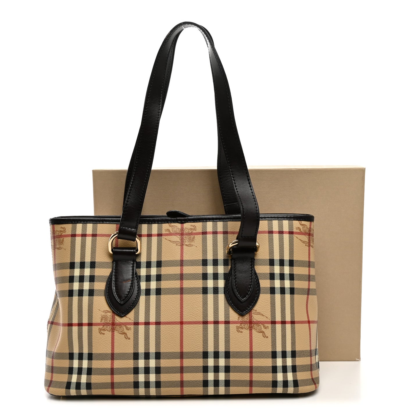 Haymarket Check Medium Regent Tote Chocolate