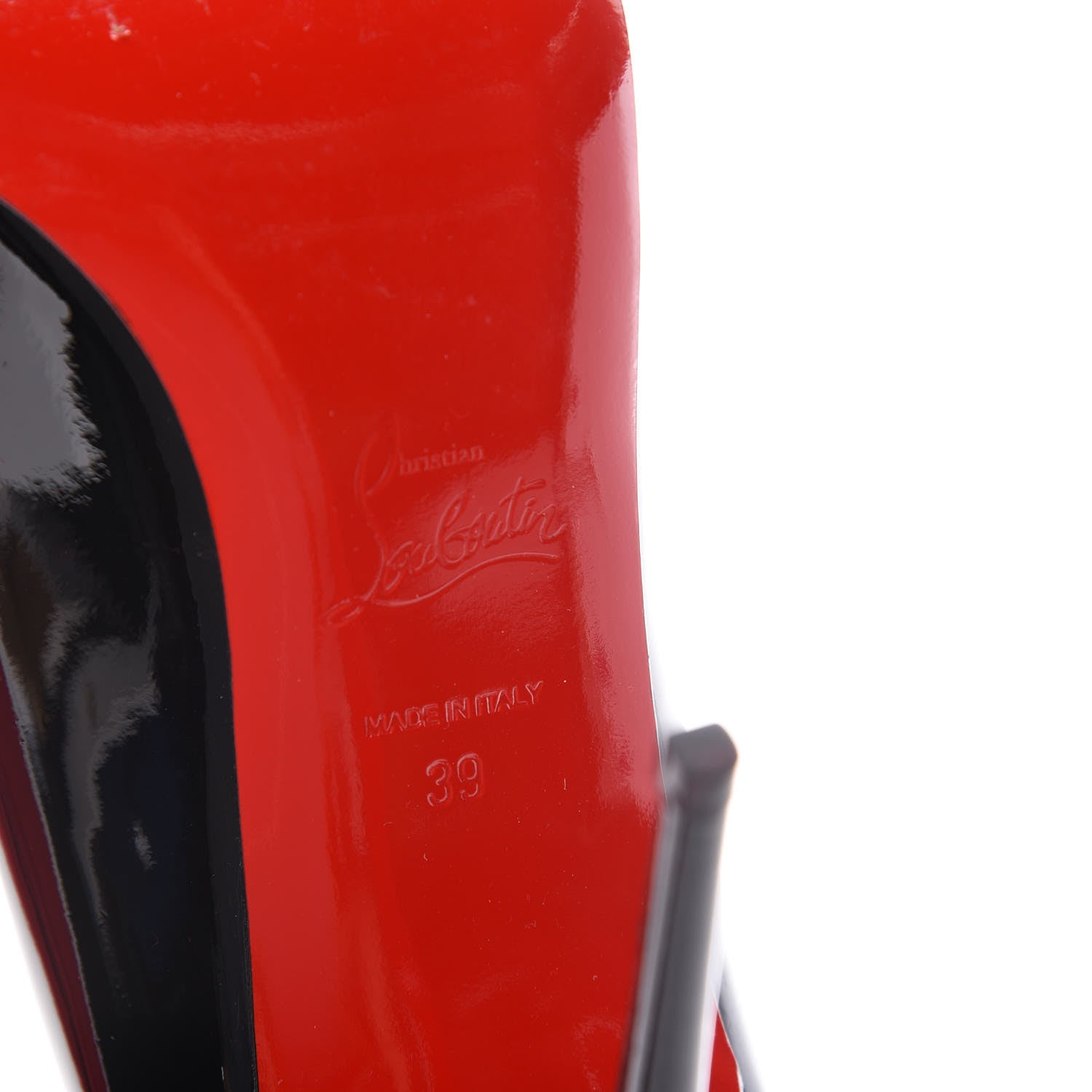 Christian Louboutin Patent Dorissima 100 Pumps 39 Black 8 of 9