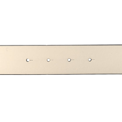 Chanel Calfskin CC Reversible Belt 75 30 Black White 3 of 6