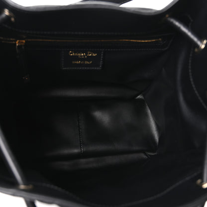 Christian Dior Calfskin Macrocannage Medium D-Motion Bag Black 5 of 10