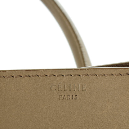 Celine Supple Calfskin Medium Phantom Luggage Beige 8 of 9