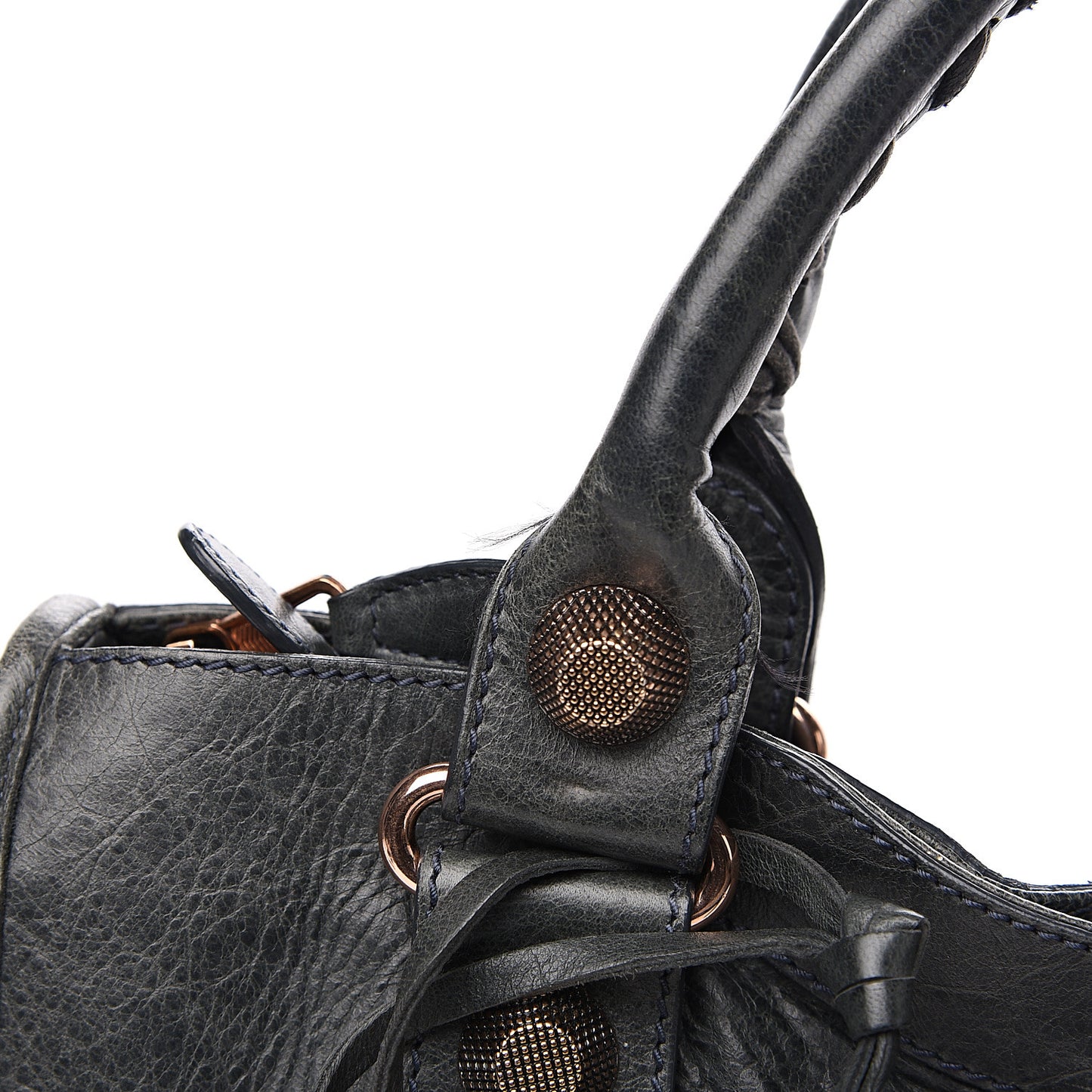 Agneau Giant 21 Rose Gold Hardware City Anthracite