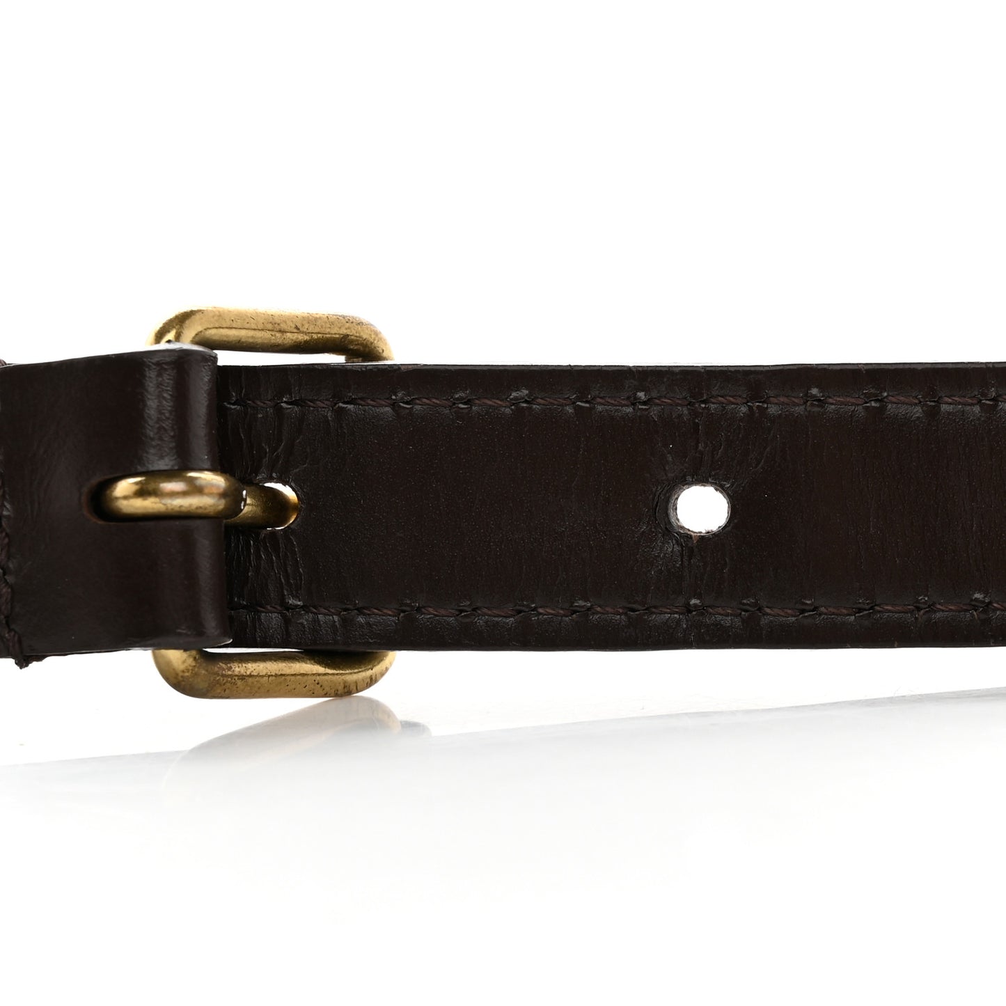 Calfskin Adjustable Speedy Bandouliere Shoulder Strap Brown