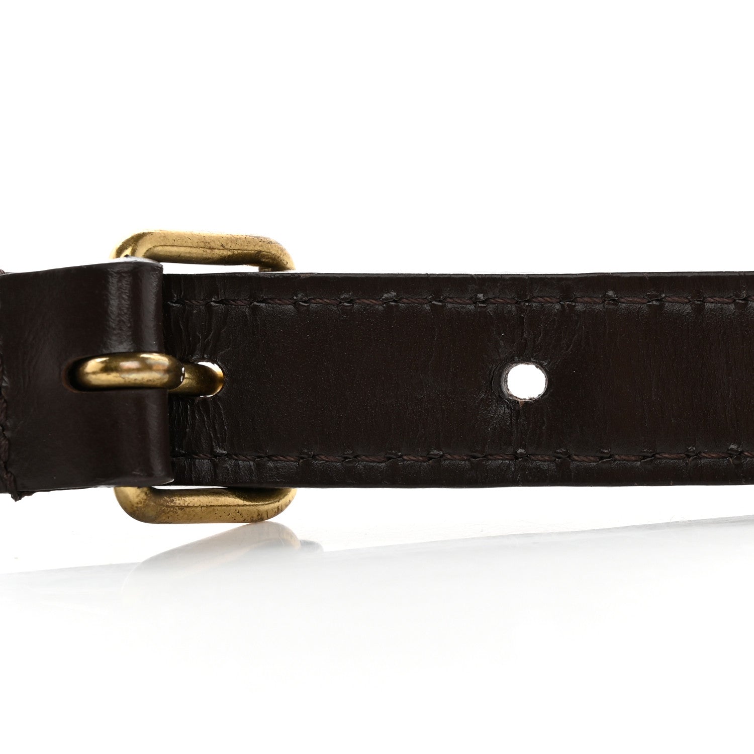 Louis Vuitton Calfskin Adjustable Speedy Bandouliere Shoulder Strap Brown 4 of 8