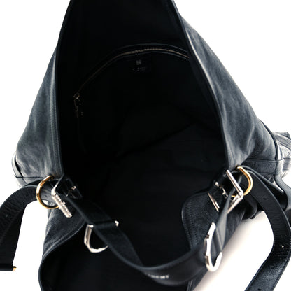 Givenchy Tumbled Calfskin Large Voyou Bag Black 9 of 21