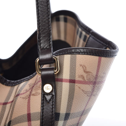 Burberry Haymarket Check Small Canterbury Tote Black 13 of 19