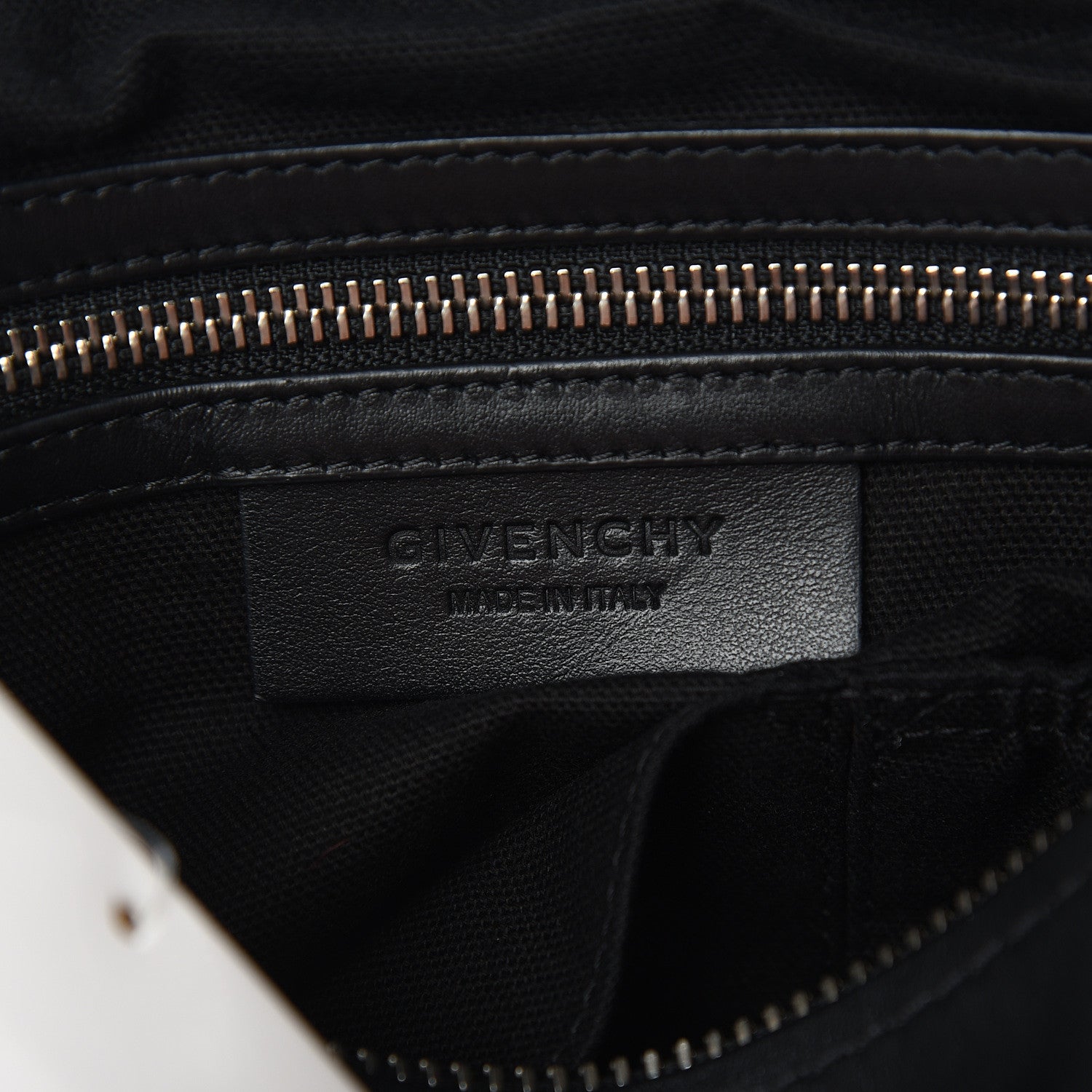 Givenchy Calfskin Medium Pandora Logo Strap Black 7 of 10