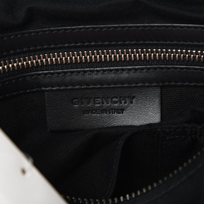 Givenchy Calfskin Medium Pandora Logo Strap Black 7 of 10