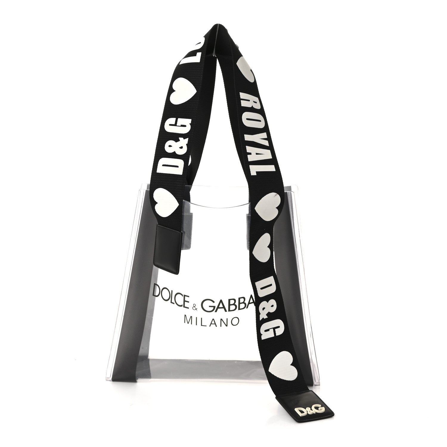 Dolce & Gabbana PVC Street Shopping Logo Tote Black 1 of 9