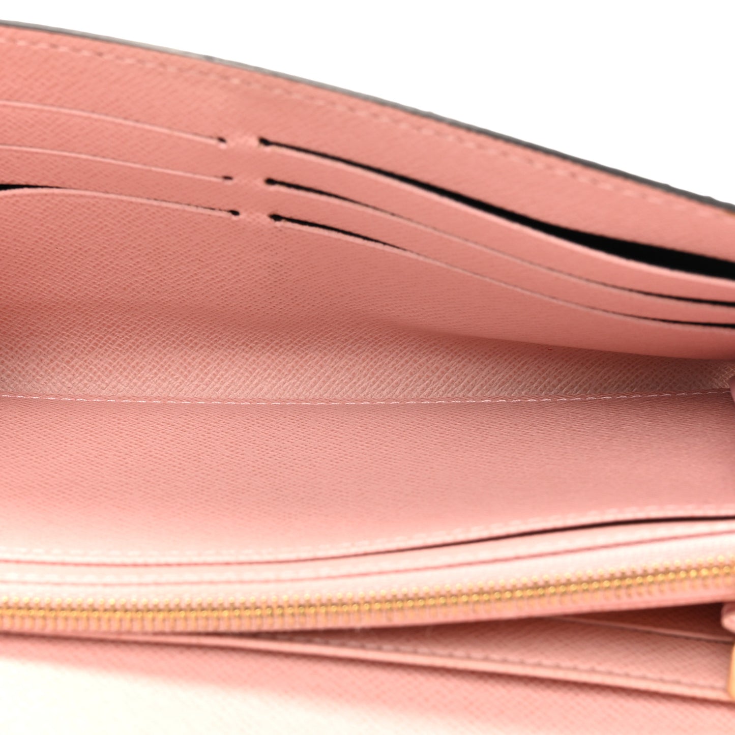 Damier Ebene Sarah Wallet NM Rose Ballerine