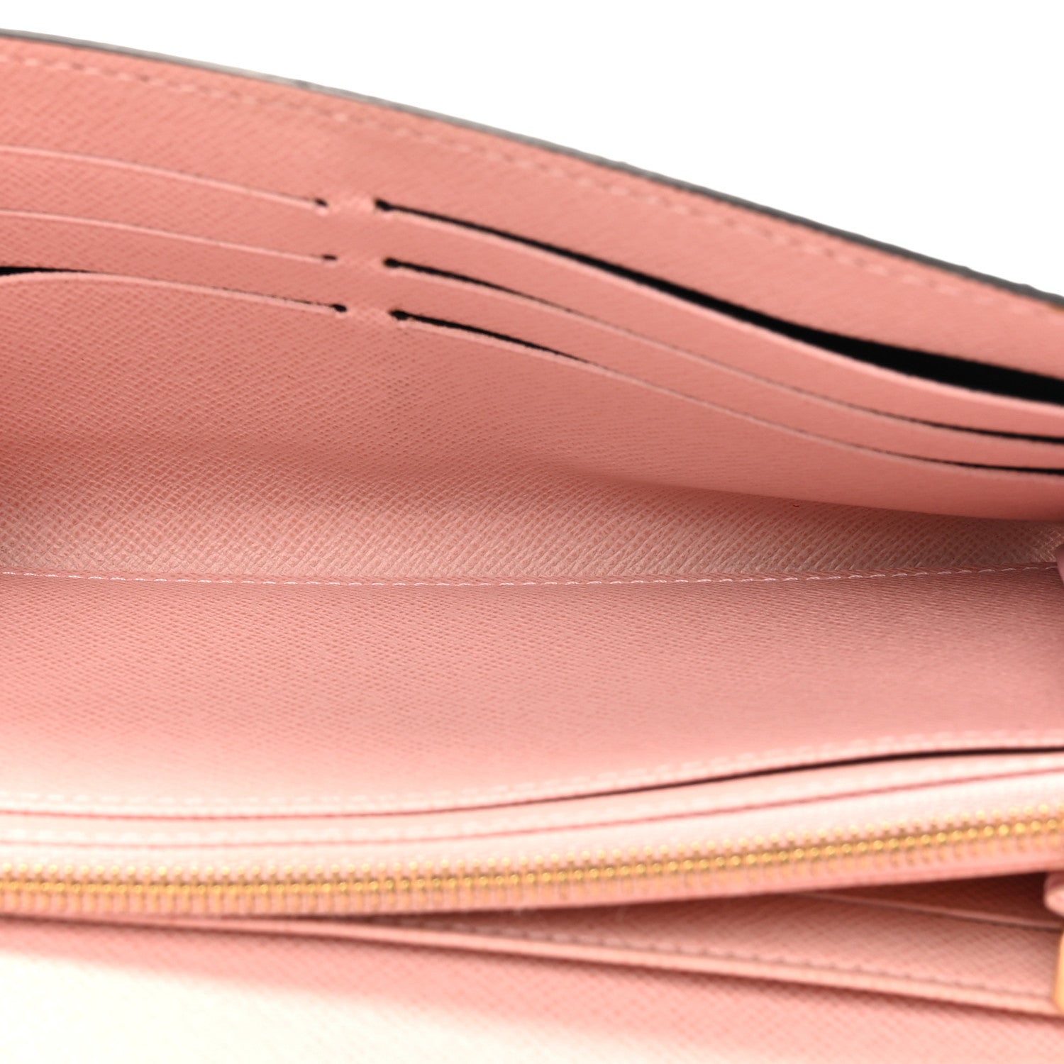 Louis Vuitton Damier Ebene Sarah Wallet NM Rose Ballerine 5 of 10