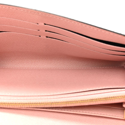 Louis Vuitton Damier Ebene Sarah Wallet NM Rose Ballerine 5 of 10