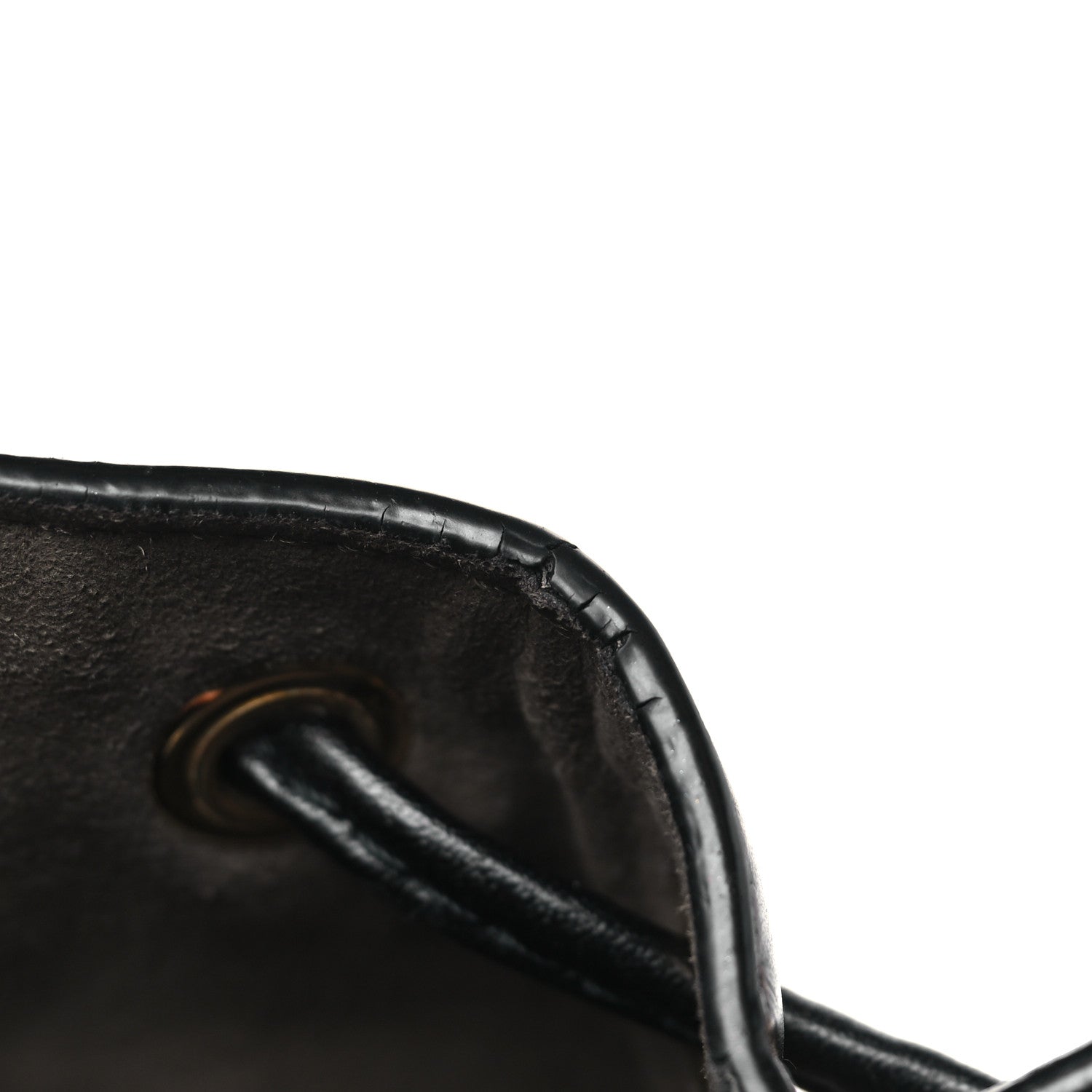 Fendi Vitello Liberty F is Fendi Bi-Color FF 1974 Embossed Mini Mon Tresor Bucket Bag Maya Black 12 of 14