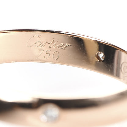 Cartier 18K Pink Yellow White Gold Diamond Trinity Ring 52 6 4 of 8