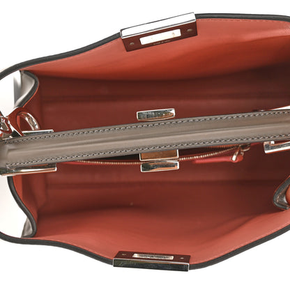 Fendi Vitello Tahiti Burro Medium Peekaboo Iconic Essentially Satchel Foresta Macaron 5 of 11