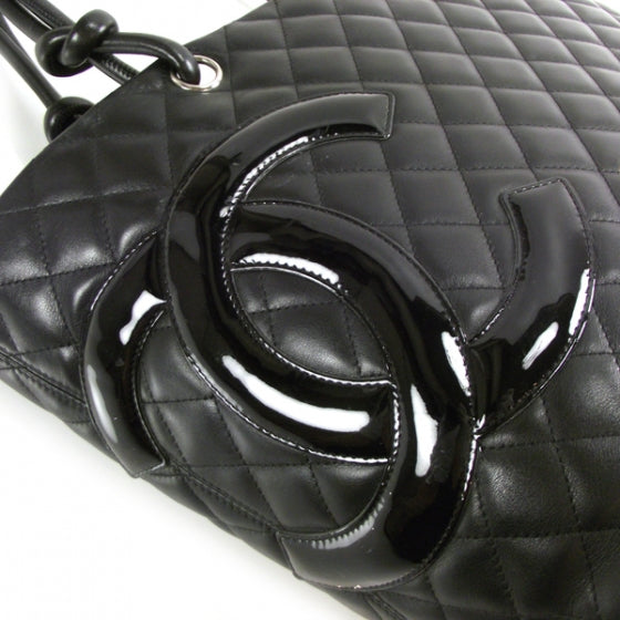 Chanel Calfskin Quilted Large Cambon Tote Black 6 of 12