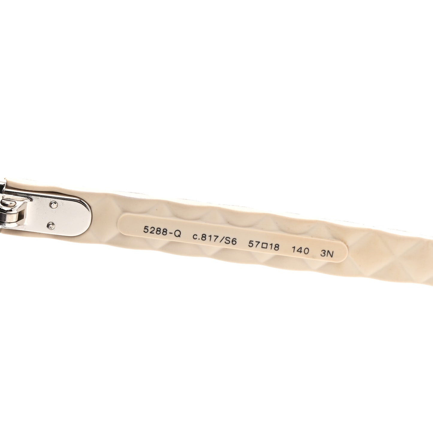 Quilted CC Sunglasses 5288-Q Black Tan